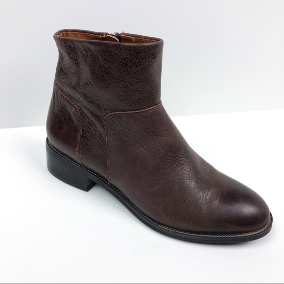 franco sarto chevelle leather booties